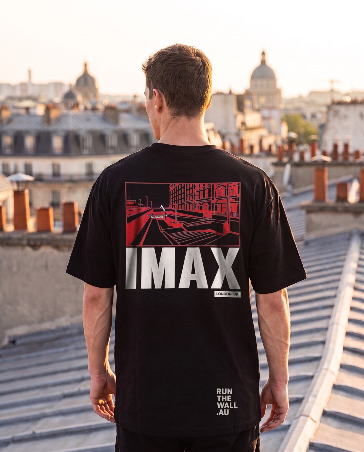 Spot at IMAX Tee, black, back print
